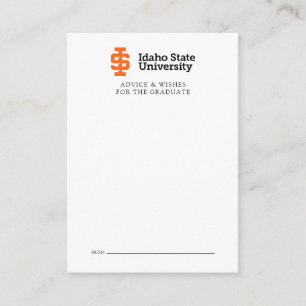 Idaho State University Officiële Logo-ontwerp Notitiekaartje