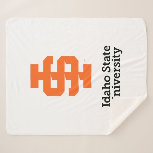 Idaho State University Officiële Logo-ontwerp Sherpa Deken (Voorkant (horizontaal))