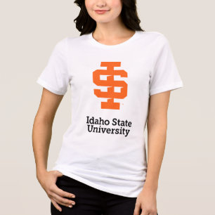 Idaho State University Officiële Logo-ontwerp Tri-Blend Shirt