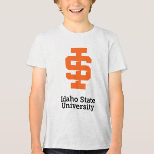 Idaho State University Officiële Logo-ontwerp Tri-Blend Shirt