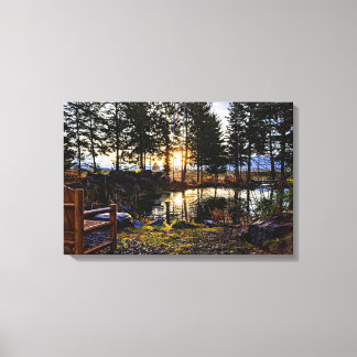 Idaho Sunset Stretched Canvas