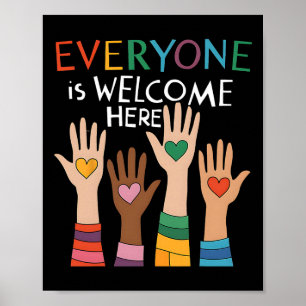 Idaho Teacher Iedereen is hier welkom Poster