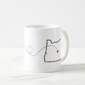 Idaho to Oregon - Heart2Heart Koffiemok (Voorkant rechts)