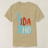 Idaho USA ID State of Idaho Souvenir T-shirt (Design voorkant)