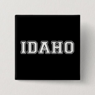 Idaho Vierkante Button 5,1 Cm