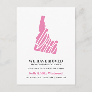 IDAHO We hebben het nieuwe adres Nieuw startpunt v Briefkaart