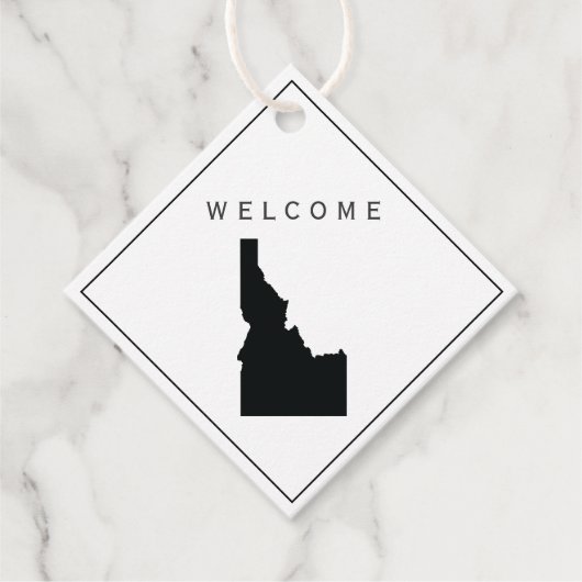 Idaho Welcome Bag Gift Label voor Wedding Weekend (Voorkant)
