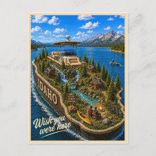 Idaho   Wish You Were Here   State Serie Briefkaart