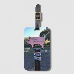 Idaho Wonder Pig, Grappig Bagagelabel