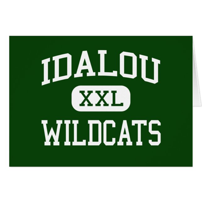 Idalou - chats sauvages - lycée - Idalou le Texas (Devant horizontal)