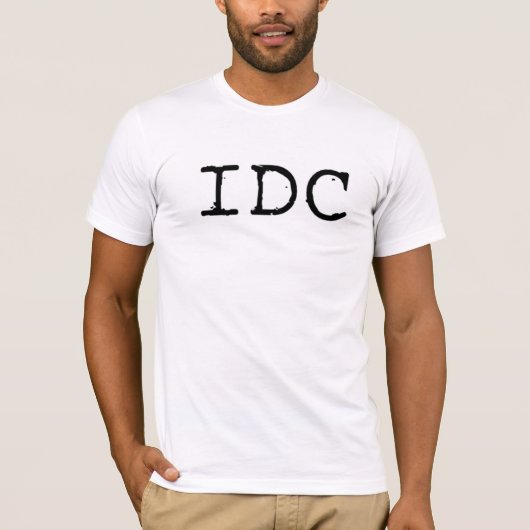 IDC - Ik geef geen T-Shirt (Voorkant)