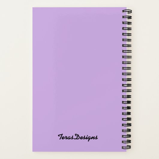 Idea Carnet de carnet de croquis violet clair (Verso)