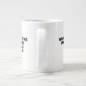 Idea Guy®| Déclaration de problème : Jumbo Mug (L) (Dos)