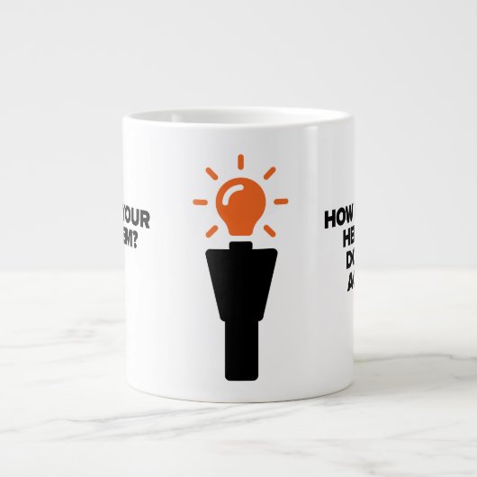 Idea Guy®| Déclaration de problème : Jumbo Mug (L) (Devant)