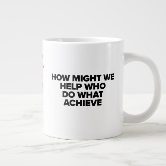 Idea Guy®| Déclaration de problème : Jumbo Mug (L) (Droite)