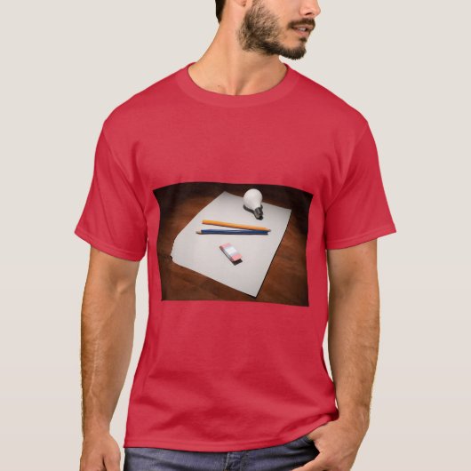 Idea on Paper Pen Sketch Tee T-shirt (Voorkant)