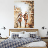 Ideaal paar  canvas afdruk (Insitu (Slaapkamer))