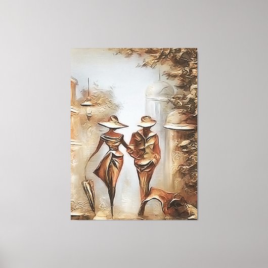 Ideaal paar  canvas afdruk (Voorkant)