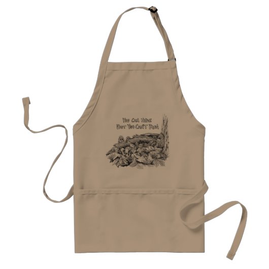 Ideaal voor champignonchef standaard schort (Voorkant)