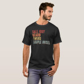 Ideaal voor kinderen Kerel Tall Man Beard Twins Pa T-shirt (Voorkant volledig)