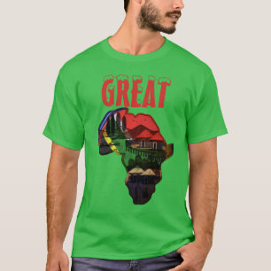 Ideaal voor traditionele kleuren in Afrika T-shirt