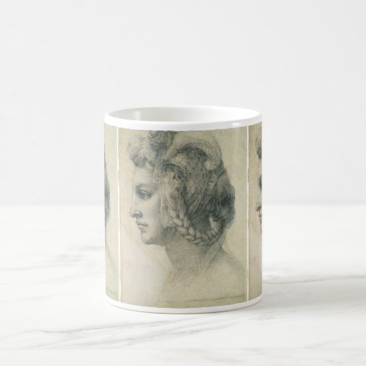 Ideaal vrouwenhoofd van Michelangelo Koffiemok (Center)