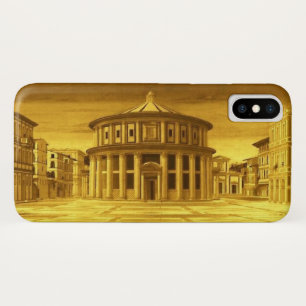 IDEAL CITY Renaissance Architect, Gold Yellow iPhone X Hoesje