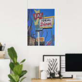 IDEAL DINER POSTER (Thuiskantoor)