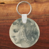 Ideal Head of a Woman van Michelangelo Sleutelhanger (Achterkant)