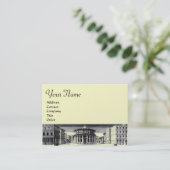 IDEALE CITY, felle platina metallic paper, zilver Visitekaartje (Staand voorkant)