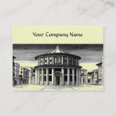 IDEALE CITY, felle platina metallic paper, zilver Visitekaartje (Achterkant)