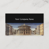 IDEALE CITY, renaissance Architecture, Black Visitekaartje (Achterkant)