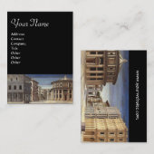 IDEALE STAD, zwart Visitekaartje (Voorkant / Achterkant)