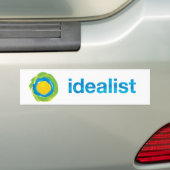 Idealistische Bumpersticker (Op auto)