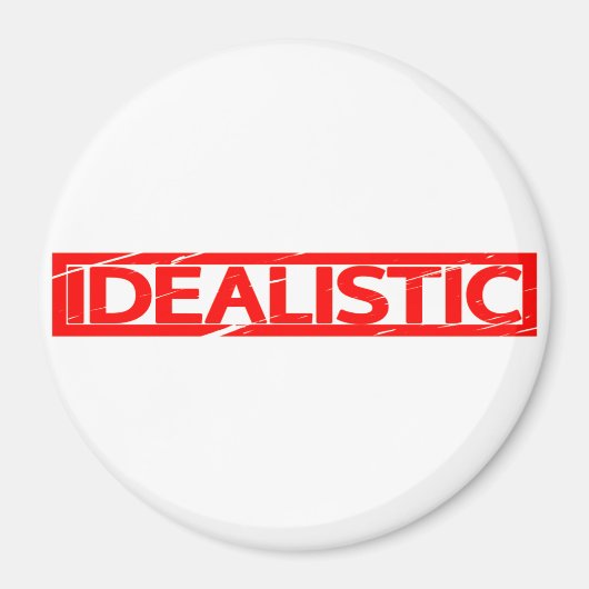 Idealistische stempel magneet (Voorkant)