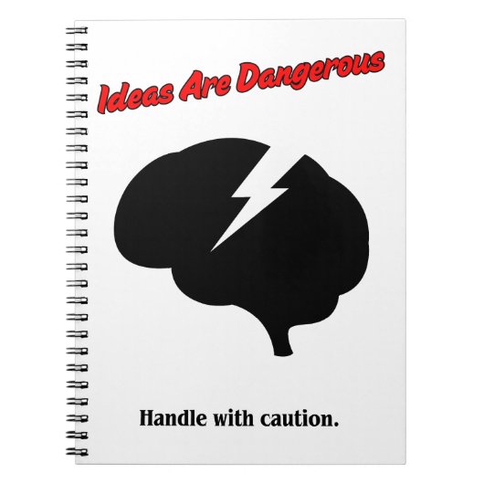 Ideas Are Dangerous – Think Boldly Notitieboek (Voorkant)