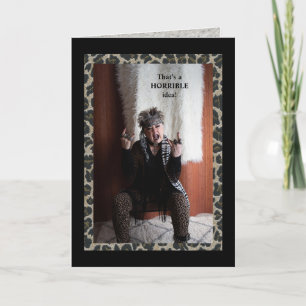 Idée affreuse et facétieuse, hein ? Carte