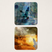 Idée ailée abstraite (Devant & derrière)