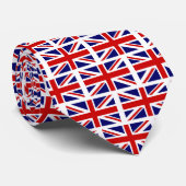 Idée britannique de cadeau de cravate de motif de (Roulé)