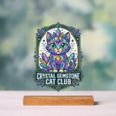 Idée Cadeau Chat Maman Pierre Précieuse Cristal - (Neutre)