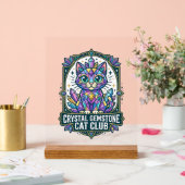 Idée Cadeau Chat Maman Pierre Précieuse Cristal - (Mariage)