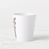 Idée cadeau de Noël moderne Latte Mug (Devant)