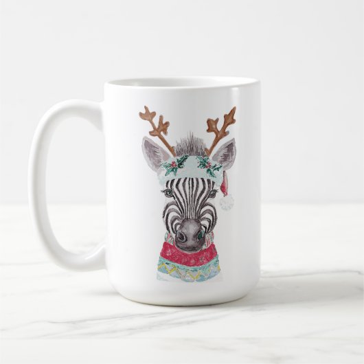 Idée cadeau de Noël moderne Mug (Gauche)
