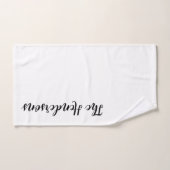 Idée cadeau de serviette de bain familiale personn (Serviette à main)