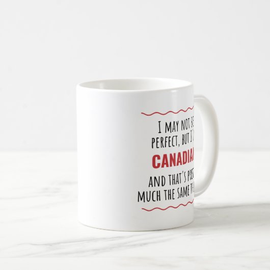 Idée-cadeau du Canada canadien Café Mug (Devant droit)