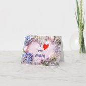 idée cadeau maman imprimable, carte mère mignonne (Devant)
