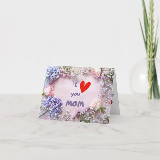 idée cadeau maman imprimable, carte mère mignonne (Devant)