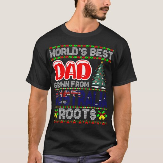 Idée Cadeau Noël Papa Australie Sweat Ugly (Devant)