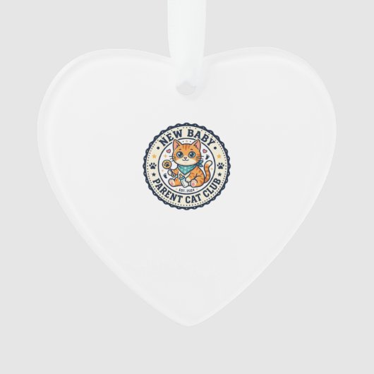 Idée cadeau nouveau bébé parent chat chat maman - (devant)