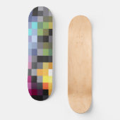 Idée cadeau - Planche de Skateboard Pixel Art (Recto)
